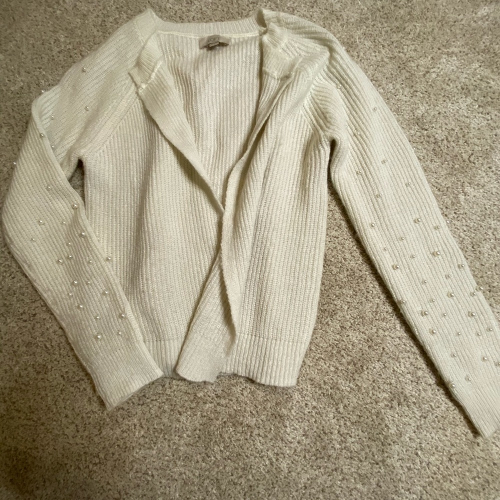 Pearl sleeve Cardigan